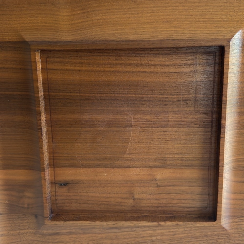 J K Adams Wooden Tray with Recessed Square Design - Picture 3 of 6